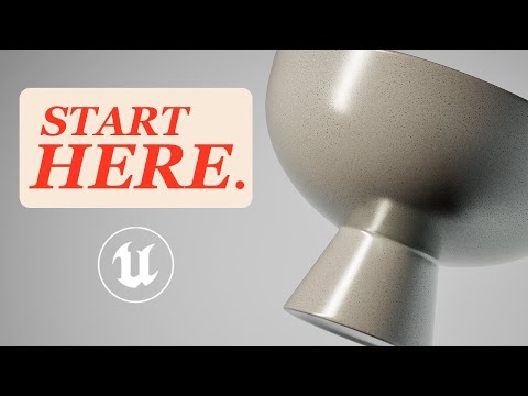3D Art & Product Viz Template in Unreal Engine 5! (beginner step-by-step tutorial)