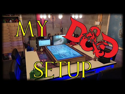 My DnD SETUP - Welcome to my Game Room!
