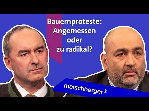 Bauernproteste & Ampel-Streit - gibt es Neuwahlen? Hubert Aiwanger und Omid Nouripour | maischberger