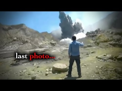 People Who Didnβt Realize the Volcano Was About to Erupt