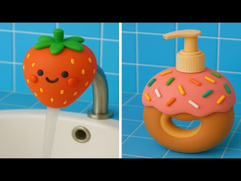 π COLORFUL POLYMER CLAY CRAFTS! Make Adorable Rainbow DIYs πβ¨