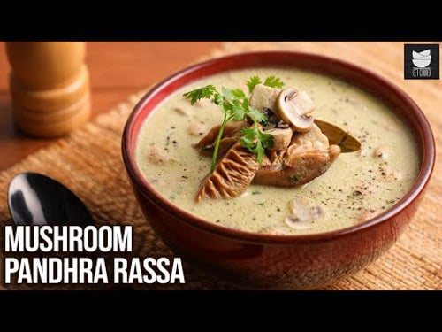 Mushroom Pandhra Rassa | Immunity-Boosting Kolhapuri Mushroom Pandhra Rassa | Chef Varun Inamdar