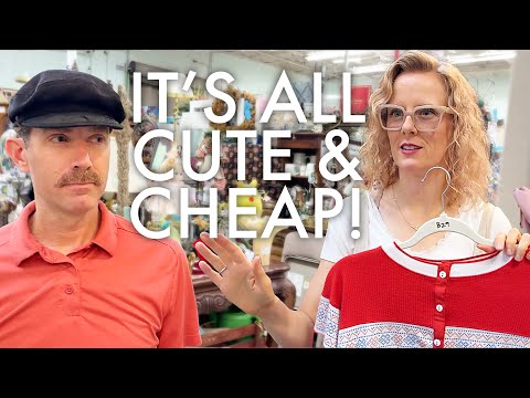 LET'S GO ANTIQUING IN THE CHEAPEST ANTIQUE MALL WE'VE SEEN YET!