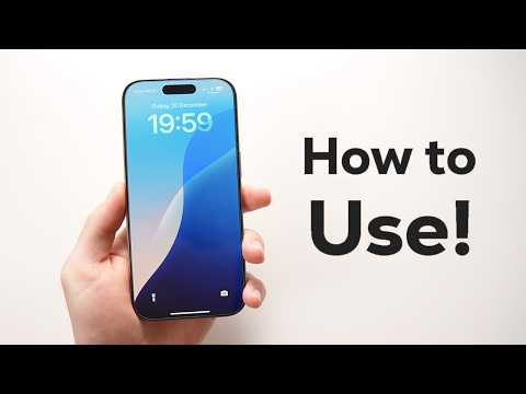 How To Use The iPhone 16 Pro (Beginners Guide)