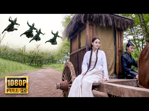 The ninja flew down from the sky to assassinate the village girl, but she knows kung fu!