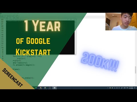 1 Year of Google Kickstart