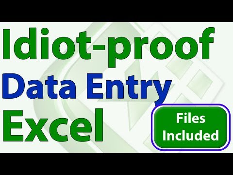 Idiot-Proof Excel - 5 - Save Data from a Form