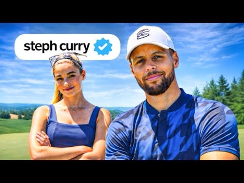 Steph Curry's 1st Ever 1v1 Golf Match On YouTube
