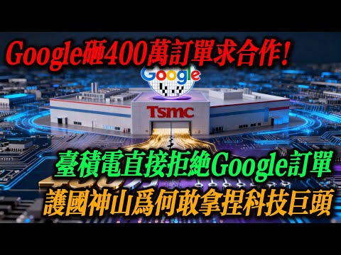 Google 砸 400 萬訂單求合作!台積電直接說 NO!護國神山為何敢拿捏科技巨頭。#台積電 #半導體 #熱門 #台灣#護國神山 #Google 慘遭拒絕 #科技巨頭跪了 #AI 大戰幕後王者