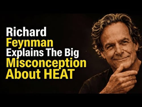 Richard Feynman Explains The Big Misconception About HEAT