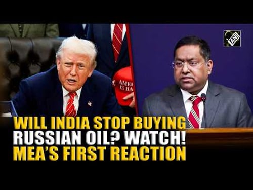 Will India stop buying Russian Oil? MEA’s Randhir Jaiswal responds to U.S. President Trump's claim
