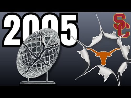 Texas vs USC Was the Finale… But 2005 Was So Much Bigger