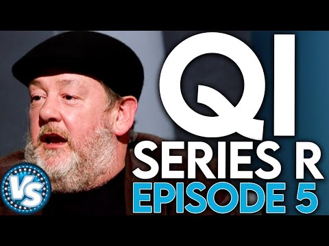 QI SERIES R, Episode 5! Full Episode With Johnny Vegas, Sandi Toksvig and Others!