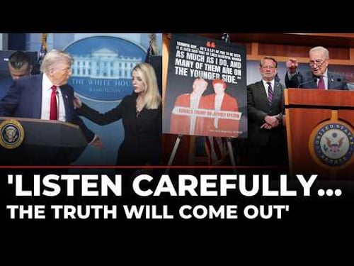 Senate Democrats Go After Pam Bondi Over Withheld and Removed Trump-Related Epstein Files | US News