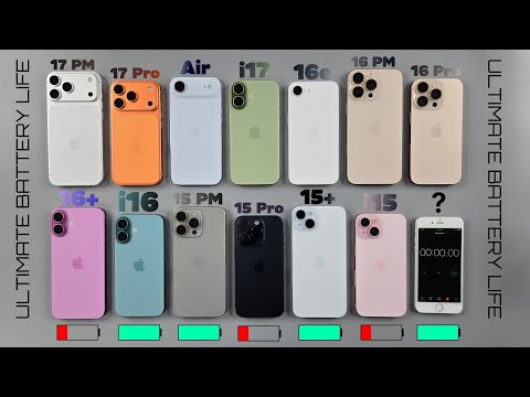 iPhone 17 vs 16 vs 15 SERIES - ULTIMATE Real Life Battery DRAIN Test 🚀🔥