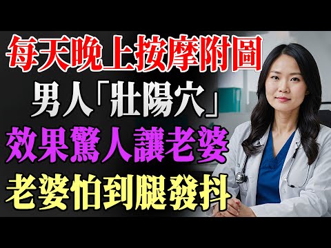超實用男性穴位按摩技巧,3分鐘激活身體能量,讓你精力旺盛如年輕時!