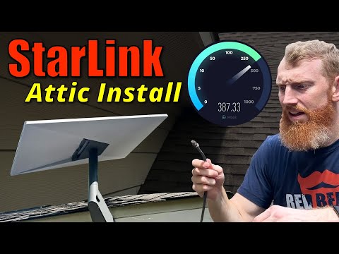 How I Installed StarLink with a 150' Cable in My Attic