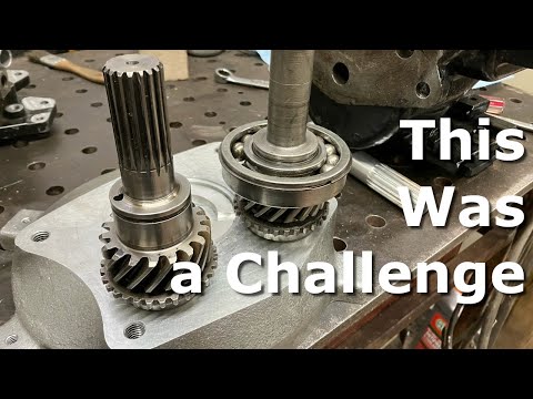 Recutting splines on the Transmission shaft for my Electric Jeep