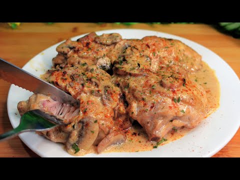 Creamy chicken❗️Recipe in the comment section🍳💕