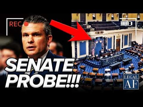 Senate LAUNCHES NEW PROBE into Hegseth over Stock Trades amid WAR?!?!