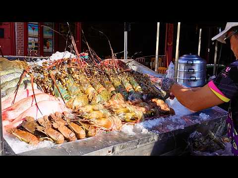 His Seafood Comes From The Fisherman Every Morning - Every Table Packed With Customers!