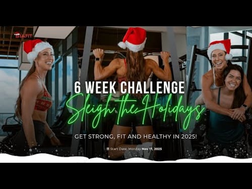 Finish the year strong with my 6-week Sleigh the Holidays fitness challenge