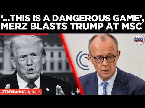 FULL SPEECH: Merz Rejects "America First" at Munich Security Conference