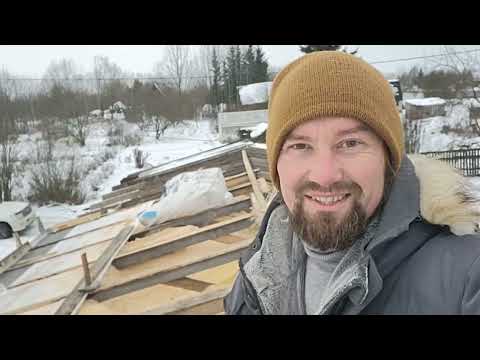 Продолжаю строить дом. Перегородки, карниз, утепление опилками. Часть 5