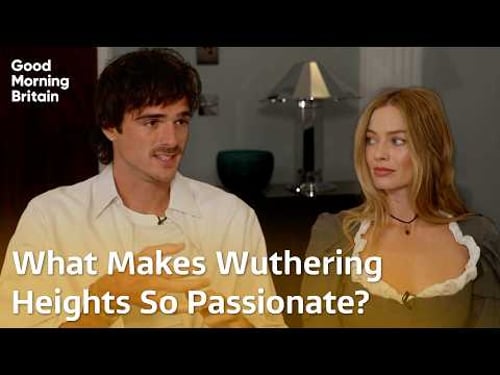 Margot Robbie and Jacob Elordi on their "simmering" and "sensual" new film | Good Morning Britain