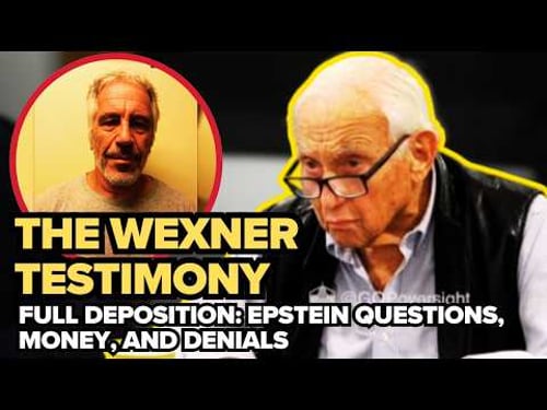 Les Wexner Deposition (Full) | House Oversight Questions on Epstein