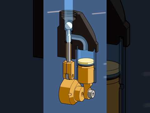 How my compressed air engine works #design #engineering #animation #3danimation #mechanical #engine