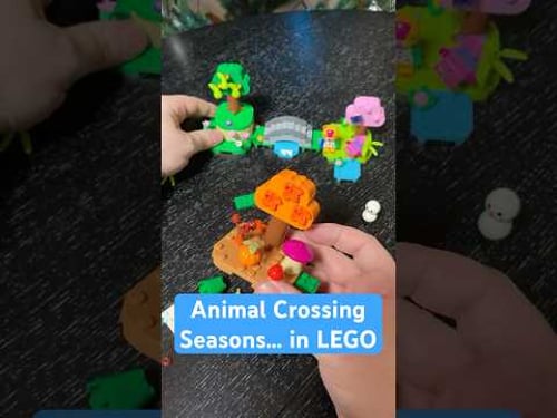 How Lego Does Animal Crossing Seasons