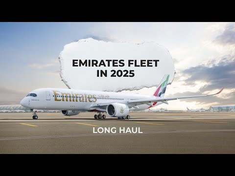 Now With A350s, Waiting For The 777X! Emirates' Fleet In 2025