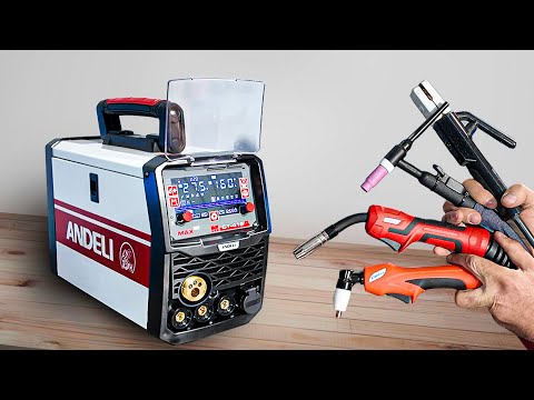 Мультисварочный аппарат 6в1 (плазменная резка, MIG, MIG PULSE, MIG FLUX, TIG, MMA) ANDELI MCT-416P