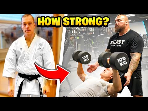How strong is a Karate Black Belt Master? ft. @Jesse Enkamp