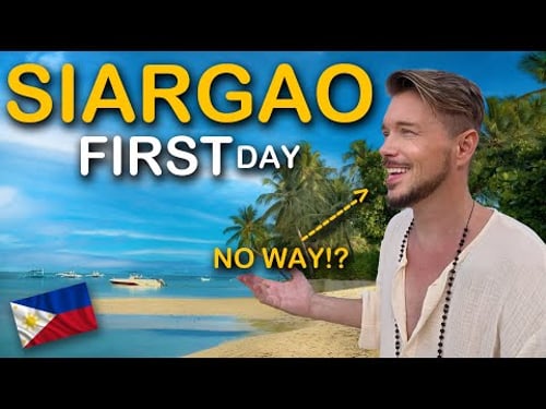 FIRST IMPRESSION of SIARGAO - I WASN'T ready for THIS!?! 🇵🇭