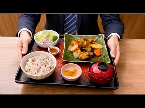 The Lunch of Japanese Salaryman | $7 Lunch at Ootoya | Teishoku | Set meal