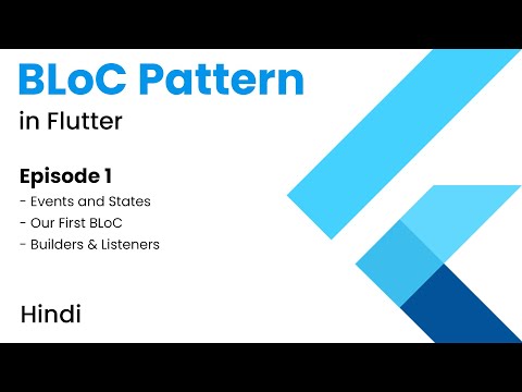 BLoC in Flutter | Ep. 1 - BLoC, Events and States | BLoC Explanation and Usage | Hindi