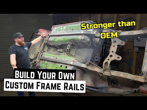 How I Built Custom Frame Rails For My Datsun 280z Project