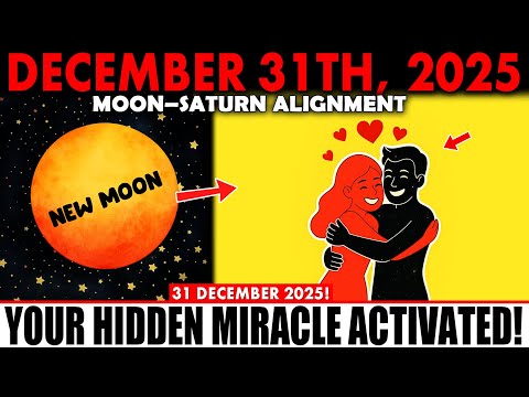 “CHOSEN ONE: December 28th 2025 Moon–Saturn Alignment Unlocks Hidden Miracles | Don't Miss It"