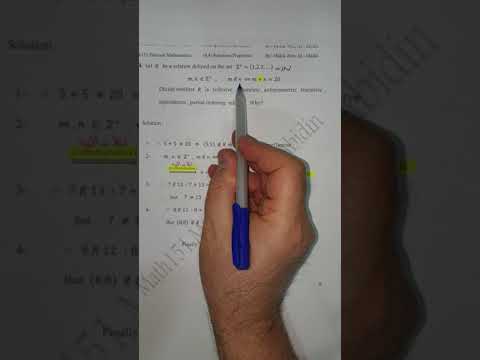 151Math Properties of Relations(4.4) (1-2)