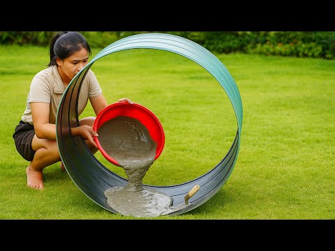 How to make amazingly unique garden flower pots / diy cement pot craft ideas / DIY pots