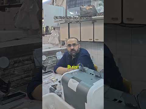 $2 Pistachio Ice Cream in Damascus