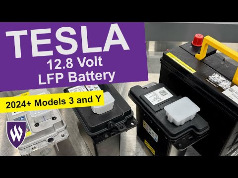 Tesla's New 12.8V Low Voltage LFP Battery