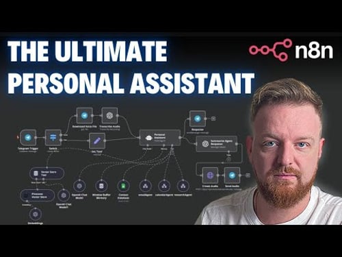 How to Build a Personal Assistant AI Agent in n8n (No Code)
