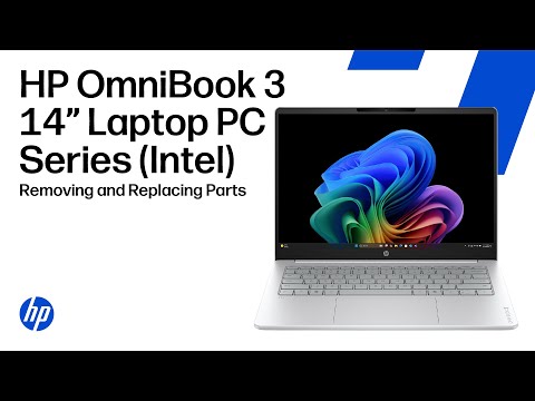 Removing & replacing parts | HP OmniBook 3 14-inch PC series (Intel) | HP computer service