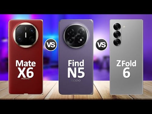 Oppo Find N5 VS Huawei Mate X6 VS Samsung Galaxy Z Fold 6