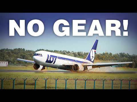 Boeing 767 BELLY LANDING! What happened?! | Polish LOT Airlines Flight 16
