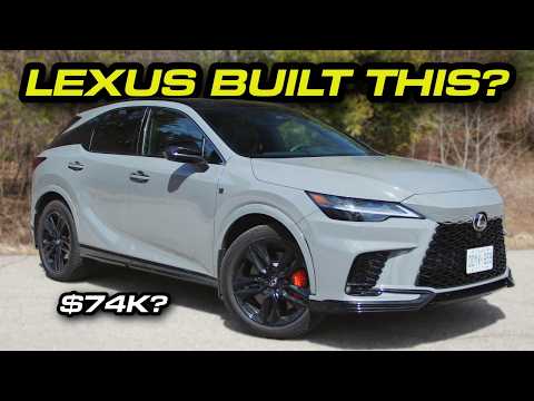 The 2025 Lexus RX 500h Black Line Is a 366HP Hybrid That Actually Drives Like It Means It