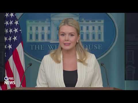 WATCH: White House won't confirm whether Trump called Palm Beach sheriff about Epstein